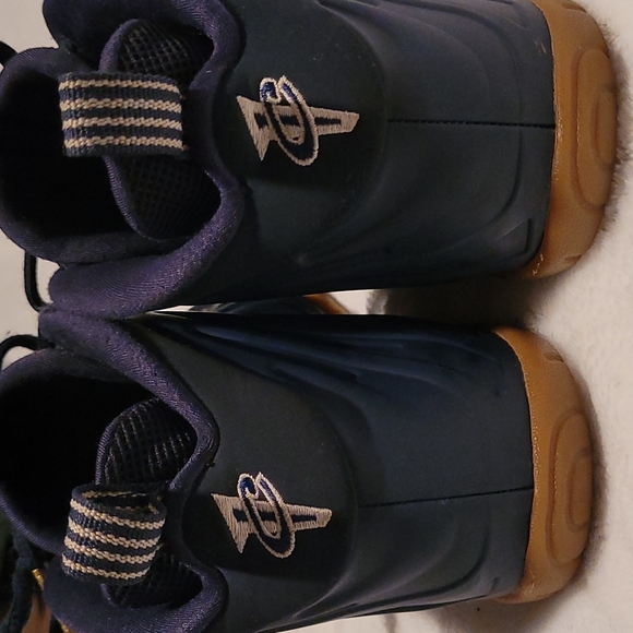 Boys Nike Foamposite One Navy Gum - Picture 8 of 8
